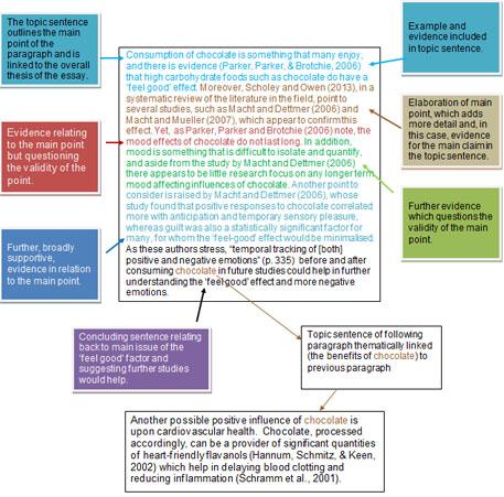 Essay writing: example paragraph